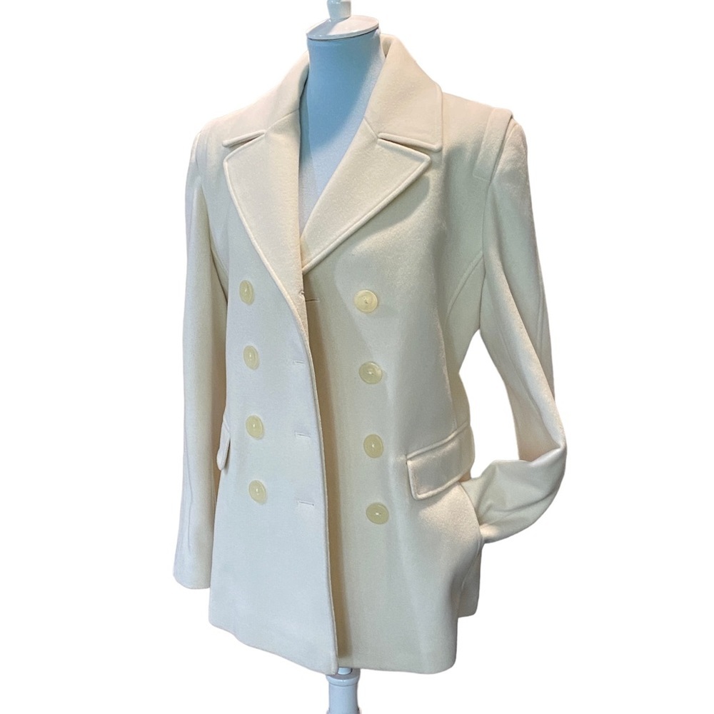 PRESTON & York Vintage Double Breast 100% Wool Coat
